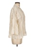Zara Ivory 3/4 Sleeve Button-Down Shirt Size M - photo 4