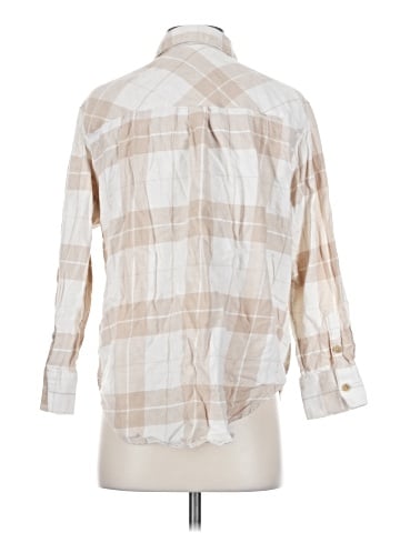 a.n.a. A New Approach 3/4 Sleeve Button-Down Shirt (view 2)
