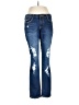 Royal Blue Hearts Blue Jeans Size 5 - photo 1