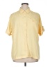 Travelsmith 100% Polyester Yellow Short Sleeve Blouse Size XL - photo 1