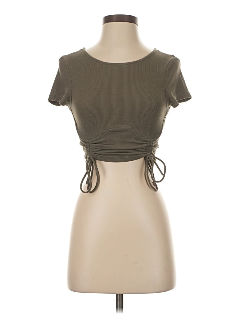 Pre-owned Polly Short Sleeve T-shirt In Brown