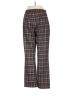 Sanctuary 100% Polyester Plaid Brown Casual Pants Size S - photo 2