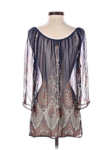 Language 3/4 Sleeve Blouse (view 2)