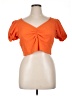 Shein Curve Orange Long Sleeve Top Size 14 Plus (1) - photo 1