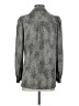 Drew 100% Polyester Animal Print Silver Long Sleeve Blouse Size S - photo 2