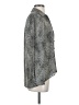 Drew 100% Polyester Animal Print Silver Long Sleeve Blouse Size S - photo 4