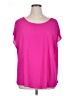 Torrid 100% Polyester Pink Short Sleeve Top Size 1X Plus (1) - photo 1