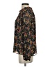 Ann Taylor LOFT Floral Black Long Sleeve Blouse Size S - photo 5