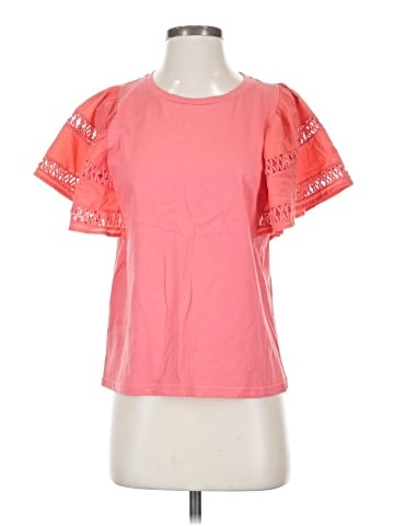 Self Contrast Short Sleeve T-Shirt (view 1)