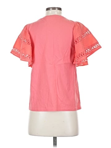 Self Contrast Short Sleeve T-Shirt (view 2)