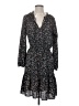 Signify 100% Polyester Floral Black Casual Dress Size S - photo 1