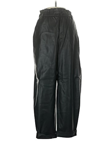 Zara Faux Leather Pants (view 1)