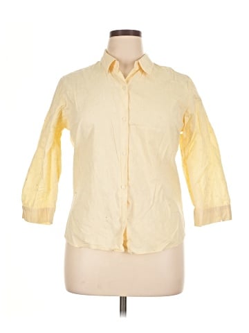 Genuine Sonoma Jean Company 3/4 Sleeve Button-Down Shirt (view 1)