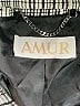 AMUR Houndstooth Gray White Blazer Size 4 - photo 6
