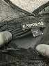 Express 100% Nylon Black Long Sleeve Top Size S - photo 7