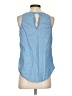 Old Navy Blue Sleeveless Blouse Size 3 - photo 2