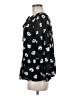 Ann Taylor LOFT 100% Polyester Black Long Sleeve Blouse Size M (petite) - photo 5