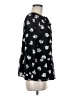 Ann Taylor LOFT 100% Polyester Black Long Sleeve Blouse Size M (petite) - photo 4