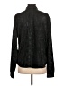 Yest 100% Polyester Metallic Black Long Sleeve Blouse Size 12 - photo 2
