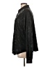 Yest 100% Polyester Metallic Black Long Sleeve Blouse Size 12 - photo 5