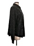 Yest 100% Polyester Metallic Black Long Sleeve Blouse Size 12 - photo 4