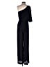BCBGMAXAZRIA 100% Polyester Solid Black Jumpsuit Size 4 - photo 2