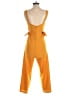 Urban Outfitters 100% Polyester Solid Orange Jumpsuit Size XS - photo 2
