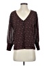 Madewell 100% Polyester Black 3/4 Sleeve Blouse Size 4 - photo 1