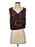 BCBGeneration Floral Black Sleeveless Blouse Size XS - photo 1