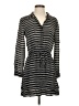A.L.C. Stripes Gray Casual Dress Size 4 - photo 1