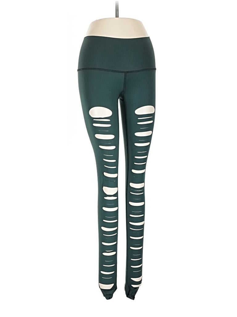 Pre-owned Teeki Leggings In Green