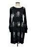 Leota Graphic Black Casual Dress Size S - photo 1