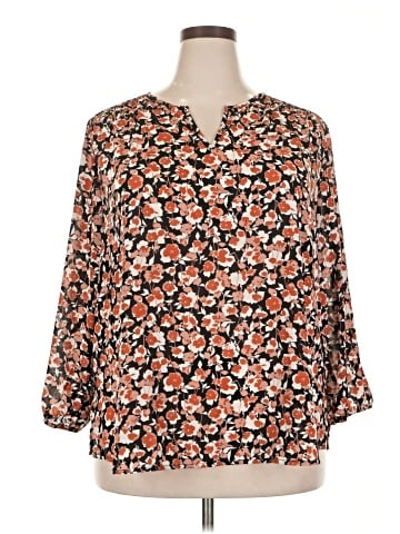 Monday Fun Long Sleeve Blouse (view 1)