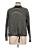 Ann Taylor LOFT Stripes Black Pullover Sweater Size L - photo 1