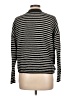 Ann Taylor LOFT Stripes Black Pullover Sweater Size L - photo 2
