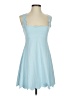Assorted Brands Solid Blue Casual Dress Size S - photo 1