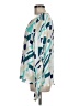 AP.NY Print Teal Long Sleeve Blouse Size M - photo 5