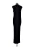 Shape FX Solid Black Casual Dress Size L - photo 2