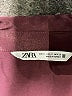 Zara Burgundy Long Sleeve Blouse Size S - photo 7