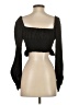 Shein Black Long Sleeve Blouse Size XS - photo 2
