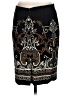 J. McLaughlin Graphic Black Formal Skirt Size 4 - photo 2