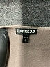 Express Solid Gray Casual Dress Size L - photo 7