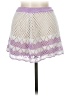 Unbranded 100% Polyester Hearts White Casual Skirt Size M - photo 1