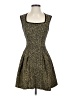 Eight Sixty Animal Print Gold Cocktail Dress Size S - photo 1