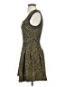 Eight Sixty Animal Print Gold Cocktail Dress Size S - photo 5