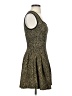 Eight Sixty Animal Print Gold Cocktail Dress Size S - photo 4