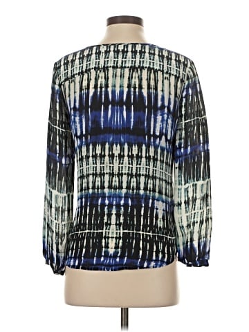 Parker Long Sleeve Silk Top (view 2)