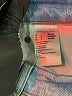 American Eagle Outfitters 100% Cotton Color Block Blue Jeans Size 2 - photo 7