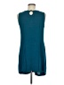 Assorted Brands 100% Polyester Solid Teal Casual Dress Size M - photo 2