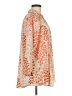 CAbi 100% Polyester Animal Print Orange 3/4 Sleeve Blouse Size M - photo 4